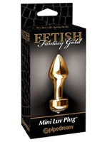 2. Boutique érotique, Mini Luv Plug - Fetish Fantasy Gold