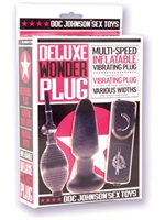 2. Boutique érotique, Deluxe Wonder Plug vibrante et gonflable