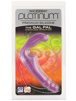 2. Boutique érotique, Platinum Silicone The Gal Pal Strapless Purple