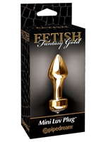 2. Boutique érotique, Manchon Anal Mini Luv de Fetish Fantasy Gold