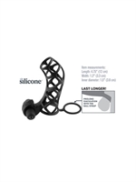 3. Boutique érotique, Extreme Silicone Power Cage - Noir