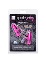 2. Boutique érotique, Pinces à mamelons roses vibrantes Nipplettes