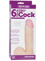 3. Boutique érotique, Dildo 6" - UR3 - Vac-U-Lock