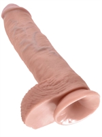 4. Boutique érotique, Dildo King Cock - 10" avec Testicules