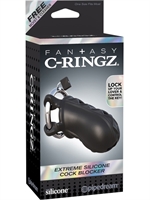 4. Boutique érotique, Cage à pénis Extreme Silicone Cock Blocker
