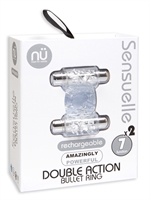 5. Boutique érotique, Anneau à pénis Double Action Sensuelle de Nu