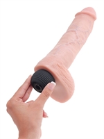 4. Boutique érotique, King Cock "8" Dildo éjaculant avec Testicules