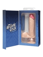 3. Boutique érotique, Dildo Vibrating Realistic CocK - 8 pouces Beige | BOITE ABÎMÉE/VENTE FINAL