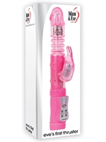 5. Boutique érotique, Vibrateur lapin Eve's First Thruster Rose - Adam et Eve