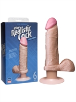 2. Boutique érotique, A Vibrating Realistic Cock - 6 pouces Beige