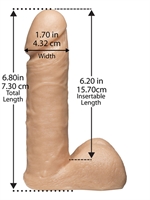 3. Boutique érotique, Dildo avec harnais 7" de Vac-u-lock