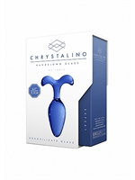 4. Boutique érotique, Plug anal Expert Bleu par Chrystalino