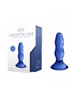 2. Boutique érotique, Plug Anal Pleaser Bleu de Chrystalino