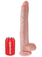 4. Boutique érotique, Dildo 14''avec testicules par King Cock