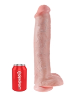 4. Boutique érotique, Dildo 15'' avec testicules par King Cock