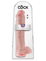 6. Boutique érotique, Dildo 15'' avec testicules par King Cock