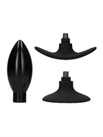 3. Boutique érotique, Butt Plug large en aluminium et silicone avec bases interchangeables par Ouch!