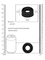 3. Boutique érotique, Anneau en silicone pour pompe par Shots