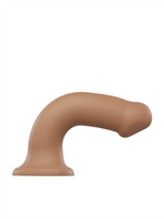 2. Boutique érotique, Dildo Semi-Réaliste Pliable Taille XL Caramel par Strap-on-Me