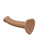 3. Boutique érotique, Dildo Semi-Réaliste Pliable Taille XL Caramel par Strap-on-Me