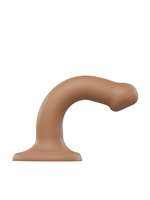 2. Boutique érotique, Dildo Semi-Réaliste Pliable Taille Small Caramel par Strap-on-Me