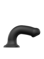 2. Boutique érotique, Dildo Semi-Réaliste Pliable Taille XL Noir par Strap-on-Me