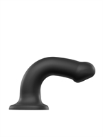 2. Boutique érotique, Dildo Semi-Réaliste Pliable Taille Large Noir par Strap-on-Me