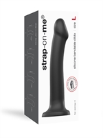 5. Boutique érotique, Dildo Semi-Réaliste Pliable Taille Large Noir par Strap-on-Me