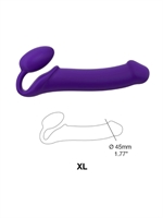 3. Boutique érotique, Strap-On pliable sans harnais XL Mauve par Strap-on-Me