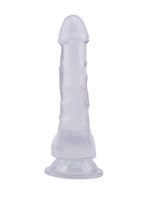 2. Boutique érotique, Dildo transparent de 7.7 pouce