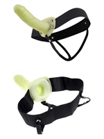 2. Boutique érotique, Harnais phosphorescent Hollow Strap-On de Fetish Fantasy