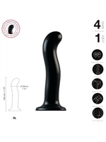 4. Boutique érotique, Dildo Point P et G Taille XL par Strap-on-me