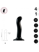 4. Boutique érotique, Dildo Point P et G Taille Medium par Strap-on-me