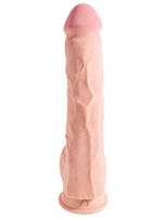 2. Boutique érotique, King Cock Plus - Dildo à triple densité avec testicules (12 po)