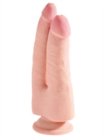 2. Boutique érotique, King Cock Plus - Dildo à triple densité et double pénétration (9.5 po)