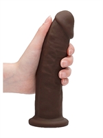 5. Boutique érotique, Dildo en silicone sans testicules de 19.2 cm Brun par Shots