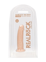 6. Boutique érotique, Dildo en silicone sans testicules de 15.3 cm Beige par Shots