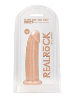 6. Boutique érotique, Dildo en silicone sans testicules de 22.8 cm Beige par Shots