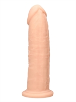 3. Boutique érotique, Dildo en silicone sans testicules de 22.8 cm Beige par Shots