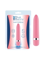 4. Boutique érotique, Petit Vibrateur Pink Caress par Blue Bunny