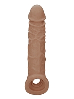4. Boutique érotique, Manchon à pénis 8" Taupe par RealRock