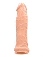 5. Boutique érotique, Manchon à pénis 6" couleur beige par RealRock
