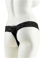 5. Boutique érotique, Hanky Spank Me Vibrating Panty Plus Size Noir