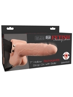 6. Boutique érotique, Dildo Fetish Fantasy de 7 pouces Rechargeable avec Harnais et Testicules