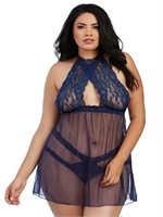 2. Boutique érotique, Nuisette babydoll licou par DreamGirl