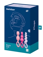 2. Boutique érotique, Ensemble de 3 plugs anales Booty Call par Satisfyer