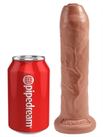 3. Boutique érotique, Dildo non circoncis brun pâle 7" de King Cock