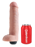 4. Boutique érotique, Dildo King Cock 10" Éjaculant avec Testicules