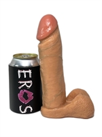 4. Boutique érotique, Dildo Vibrating Realistic CocK - 8 pouces Beige | BOITE ABÎMÉE/VENTE FINAL