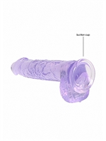 2. Boutique érotique, Dildo Realrock Crystal Clear Mauve 6 pouces par Realrock